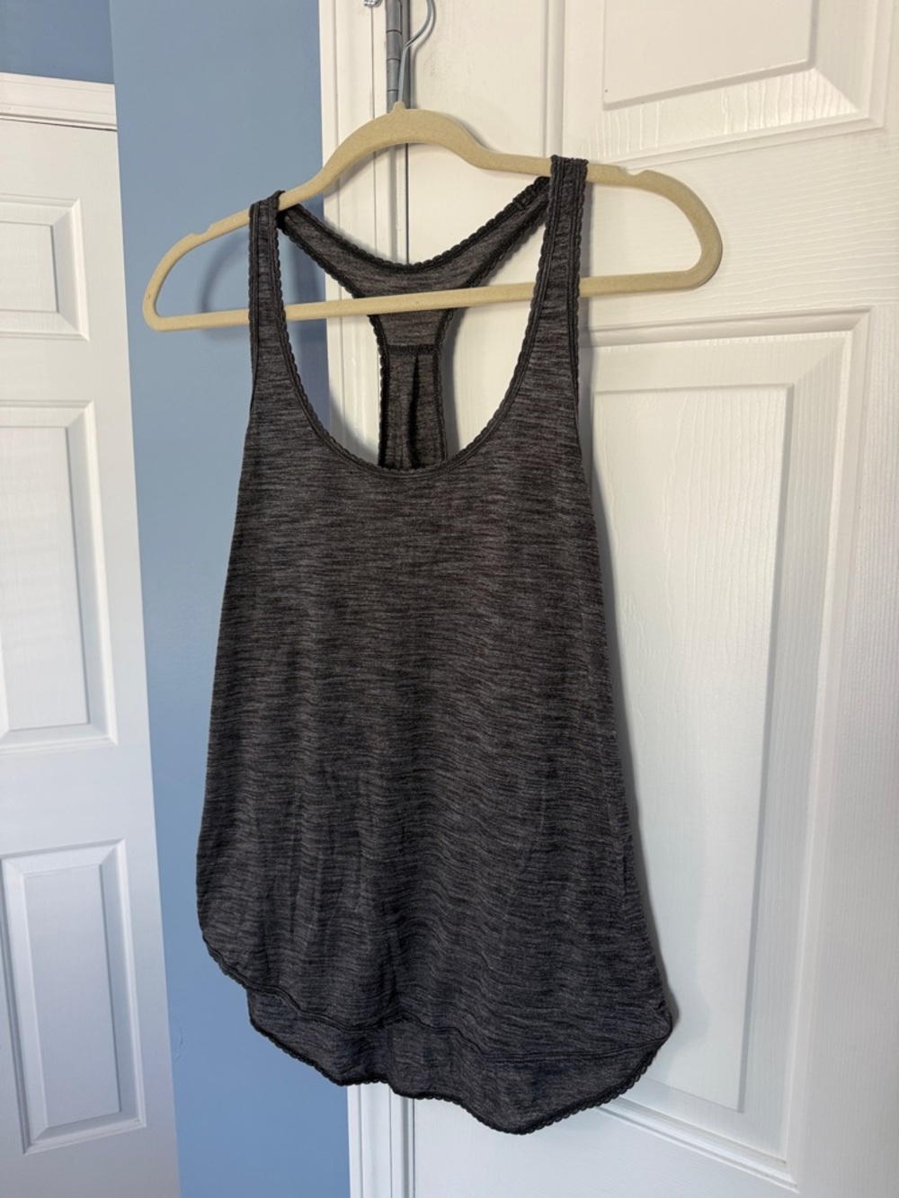 Lululemon 105 F Singlet (Seriously Light Luon) Heathered Black p2p 18” - Picture 4 of 9